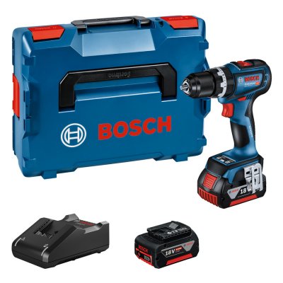 BOSCH PROFESSIONAL Perceuse visseuse &agrave; percussion sans fil - GSB 18V-90C 4AH BOSCH