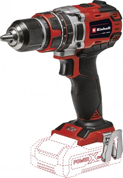 EINHELL Perceuse Visseuse &agrave; percussion sans fil  TE-CD 18/50 Li-i BL Solo - sans batterie