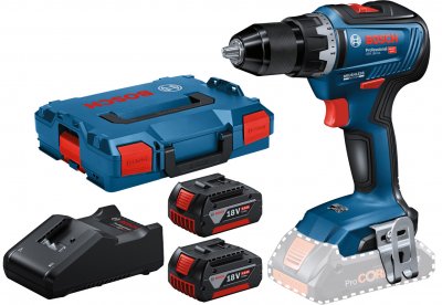 BOSCH Perceuse visseuse GSR 18-2 LI + 3 x 2.0Ah + GAL 18V-20 + LC  - 0615990L8C