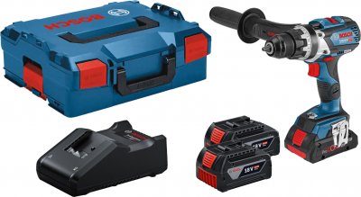 BOSCH PROFESSIONAL Perceuse visseuse GSR 18V-110 C + 3 x 5.0Ah + chargeur GAL 18V-40 + L-Boxx BOSCH - 0615990L8F