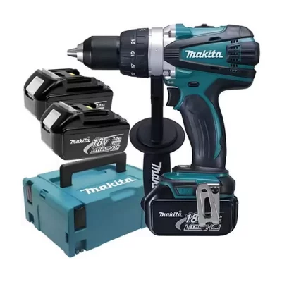 MAKITA Perceuse visseuse Li-ion  DDF458RF3J - 91 Nm +3 batteries 3,0Ah 18V en Makpac 