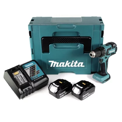 MAKITA Perceuse visseuse sans fil  18 V 4 Ah, 2 batteries DDF459RMJ