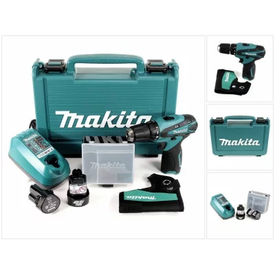 MAKITA Perceuse visseuse sans-fil  DF330DWE - 10,8V Li-ion - 2 batteries 1,3 ah - Coffret - 24 Nm