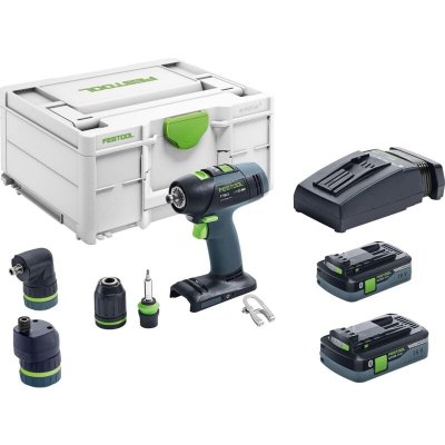 FESTOOL Perceuse visseuse sans fil T 18+3 HPC 4.0 I-Set  - 576989