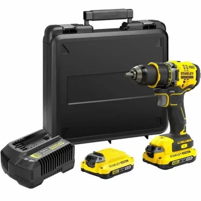 STANLEY Perceuse-visseuse  sfmcd720d2k (2 x 2,0 ah chargeur coffret)
