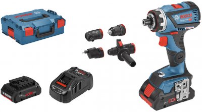 BOSCH Perceusevisseuse sans fil  GSR 18V60 FC 18 V 2 batteries Procore 40 Ah chargeur GAL LBoxx