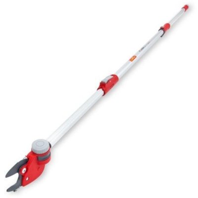 OUTILS WOLF Perche &eacute;lagueuse en aluminiumm t&eacute;lescopique , L.400 cm