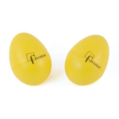 FUZEAU Percussion enfant  OEUFS SONORES JAUNES - AIGUS Hochet - Shaker