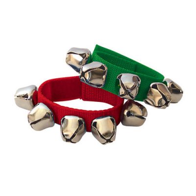 FUZEAU Percussions enfants  8442 - BRACELETS DE 5 GRELOTS POUR CHEVILLES (LA PAIRE) Grelots - Cloches