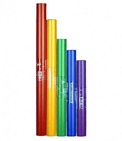FUZEAU Percussions enfants  BOOMWHACKERS CHROMATIQUE - 5 NOTES Boomwhackers