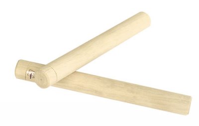 FUZEAU Percussions enfants  CLAVES ACACIA Percussions &agrave; main