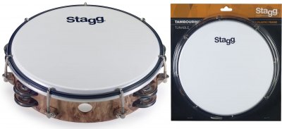 STAGG Percussions enfants  TAMBOURIN 8 Tambourins - Tambours - Bongos