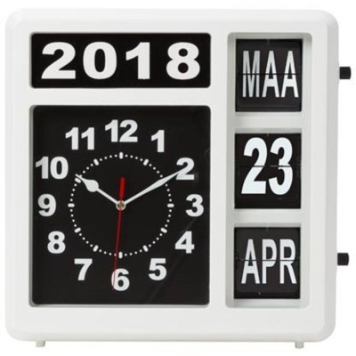 Perel horloge murale 31x31 cm version hollandaise 432654