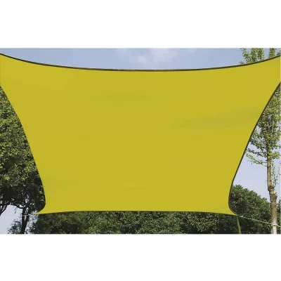 PEREL  VOILE SOLAIRE - CARR&Eacute; - 3.6 x 3.6 m - COULEUR: VERT LIME