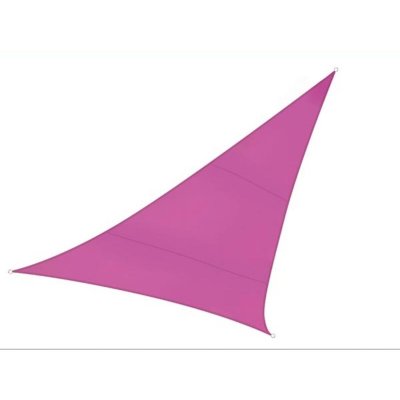 PEREL  VOILE SOLAIRE - TRIANGLE - 3.6 x 3.6 x 3.6 m - COULEUR: FUCHSIA