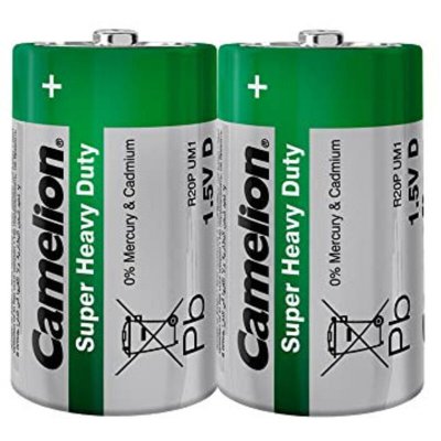 TOOLLAND Perel - Zinc Carbone d / R20 1.5V-8000Mah (2Pcs/Bl)