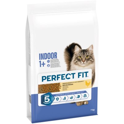 PERFECT FIT  Indoor 1+ Riche en poulet pour chat - 2 x 7 kg
