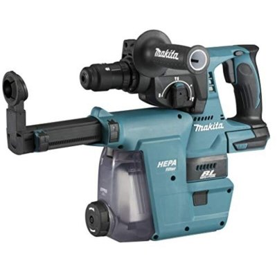 MAKITA Perfo-burineur 18V LXT SDS-Plus (2x5,0 AH) avec filtre DX07 en MAKPAC -  DHR243ZJW