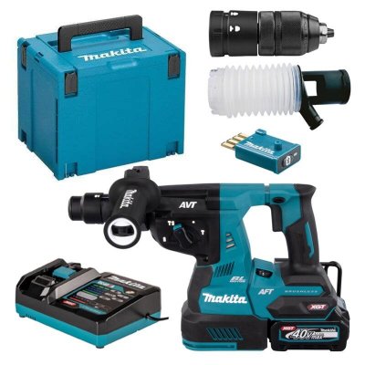 MAKITA Perfo-burineur SDS-Plus 40 V max Li-Ion 4 Ah 28 mm  - HR002GM202