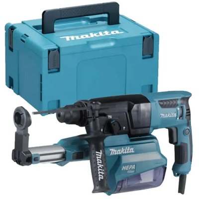 MAKITA Perforateur-Burineur SDS-plus 800W - &Oslash;26mm - malette de transport + accessoires - HR2650JX14