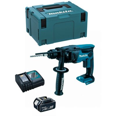 MAKITA Perforateur  DHR165RTJ1 (1 x 5,0 Ah + DC18RC + MAKPAC 3)