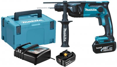 MAKITA Perforateur Sans Fil Sds-plus - 18 V Li-ion 4 Ah - 16 Mm - 2,5 Kg