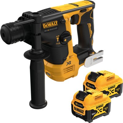 DEWALT Perforateur Sds-plus Xr 12v 5ah 1.1j +2 Batteries +chargeur