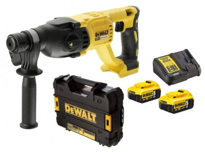 DEWALT Perforateur SDS sansfil  DCH133NT 18 V 2 batteries 5 Ah chargeur TSTAK