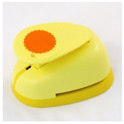 ARTEMIO Perforatrice GM cercle dentel&eacute; - 3,5 cm -  - couleur variant