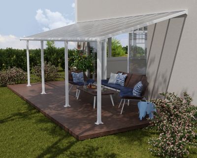 PALRAM Pergola 21.8m&sup2; blanc  - 704354 - olympia 704354