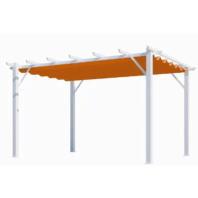 HABRITA Pergola aluminium 12 m2 blanc  per 4030 wr