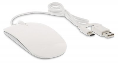 LMP P&eacute;riph&eacute;riques P&eacute;riph&eacute;riques de saisie  Easy Mouse USB-C - Souris optique filaire USB-C / USB-A 