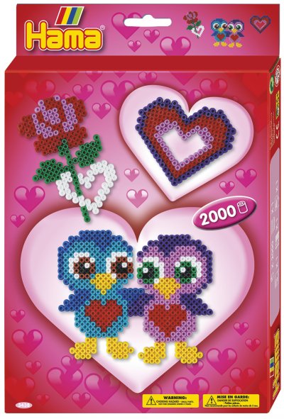 HAMA Perles de repassage  Hiboux 2000 Pi&egrave;ces