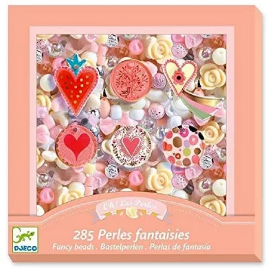 DJECO Perles fantaisies theme coeur
