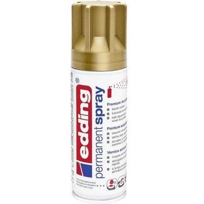EDDING Permanent Spray 5200 reichgold seidenmatt 200ml - 