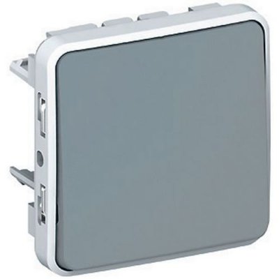 LEGRAND Permutateur Plexo IP55 - Composable saillie ou encastr&eacute; - Gris
