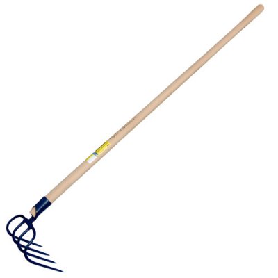 OUTILS PERRIN PERRIN - Crocs &agrave; fumier &agrave; douille 4 dents 21 cm emmanch&eacute; 135