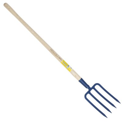 OUTILS PERRIN PERRIN - Fourche &agrave; b&ecirc;cher douille 4 dents 27 cm manche pomme