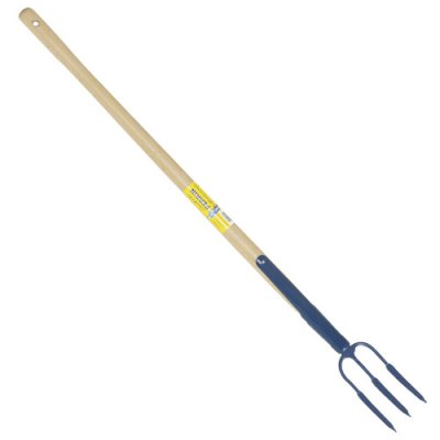 OUTILS PERRIN PERRIN - Fourche &agrave; rosiers bleu manche 90