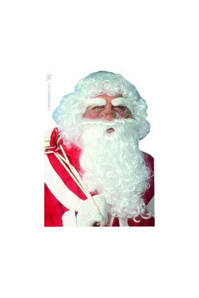 WIDMANN Perruque + Barbe + Sourcils Pere Noel - Blanc