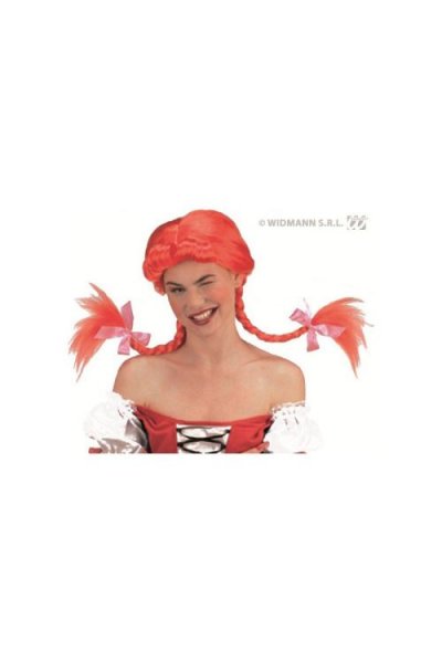 WIDMANN Perruque Fifi Rousse Tresses Modulables - Roux 