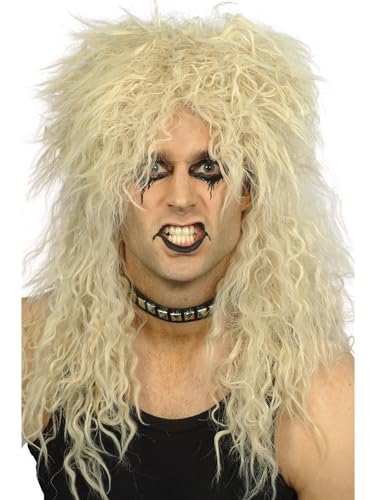 SMIFFYS Perruque hard rocker adulte
