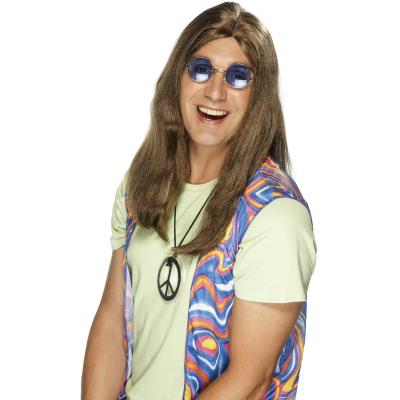 SMIFFYS Perruque hippie adulte Taille Unique