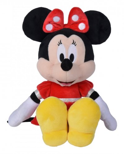 NICOTOY Personnage en peluche  Minnie Robe Rouge 35 cm 