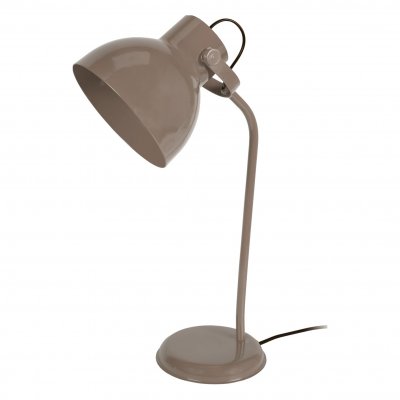 TOSEL PERTH - Lampe de bureau articul&eacute; m&eacute;tal taupe