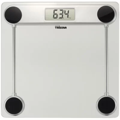 TRISTAR P&egrave;se-personne electronique 150kg/100g  wg2421 - blanc
