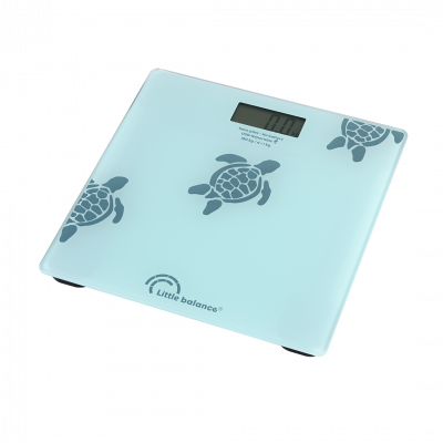 LITTLE BALANCE P&egrave;se-personne  Tortues Aqua USB-R 8730 Bleu 