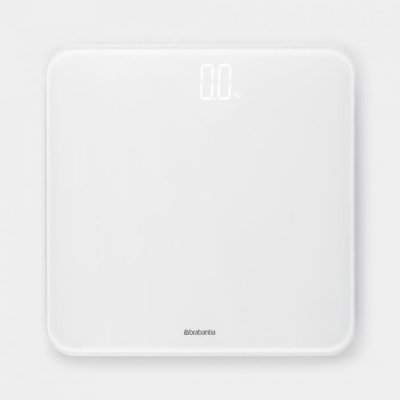 BRABANTIA P&egrave;se-personne num&eacute;rique &agrave; piles Renew  blanc
