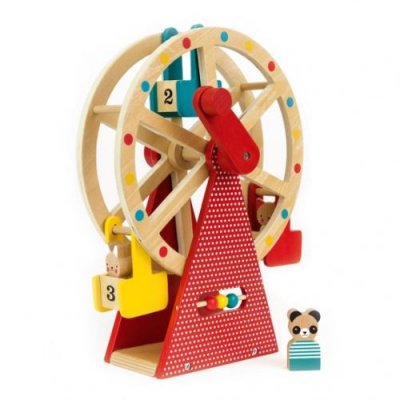  Petit Collage Carnival Play Set Wooden Ferris Wheel