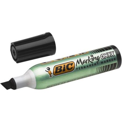 BIC Petit Marqueur Noir Pointe Biseautee Onyx 